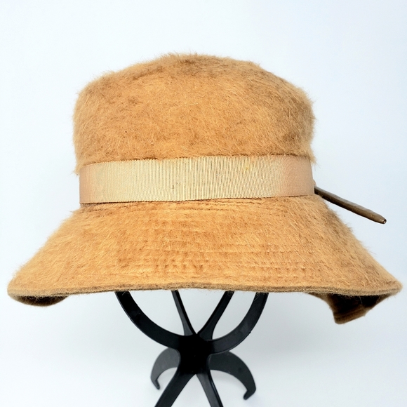 Winner Brand Vintage Tan Fashion Hat Womens 22 - Picture 4 of 9